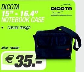 Promoties Dicota notebook case - Dicota - Geldig van 28/03/2014 tot 30/04/2014 bij LBCS