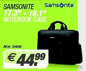 Promoties Samsonite notebook case - Samsonite - Geldig van 28/03/2014 tot 30/04/2014 bij LBCS