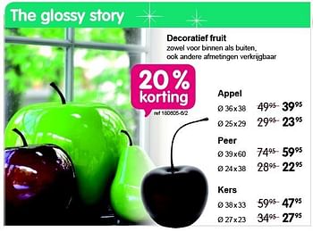 Promoties Decoratief fruit appel - Huismerk - Free Time - Geldig van 31/03/2014 tot 27/04/2014 bij Freetime