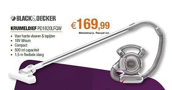 Promoties Kruimeldief pd1820lfqw - Black & Decker - Geldig van 01/04/2014 tot 30/04/2014 bij Expert