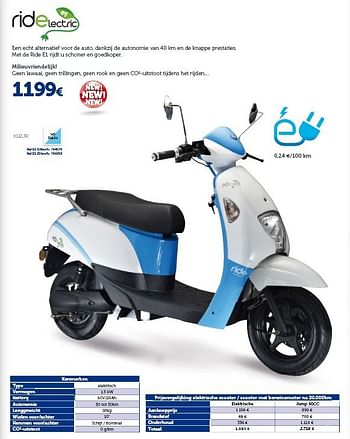 Promoties Elektrische scooter ride - Ride - Geldig van 01/04/2014 tot 31/03/2015 bij Auto 5