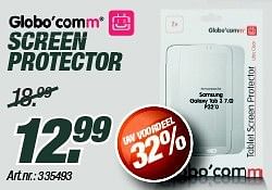 Promoties Screen protector - Globo'Comm - Geldig van 01/04/2014 tot 30/04/2014 bij Auva