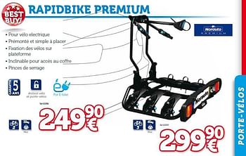 Promotions Rapidbike premium - Norauto - Valide de 01/04/2014 à 31/03/2015 chez Auto 5