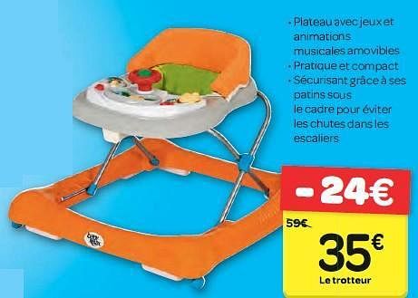 Baby Relax Trotteur ludo En promotion chez Carrefour