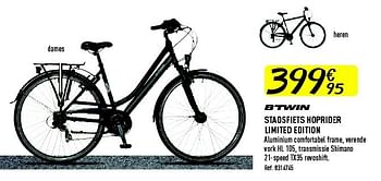 Promoties Stadsfiets hoprider limited edition - bTwin - Geldig van 12/04/2014 tot 26/04/2014 bij Decathlon