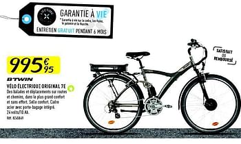 Promotions Vélo électrique original 7e - bTwin - Valide de 12/04/2014 à 26/04/2014 chez Decathlon