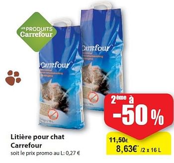 Promotion Carrefour Market Litiere Pour Chat Carrefour Produit Maison Carrefour Animaux Accessoires Valide Jusqua 4 Promobutler