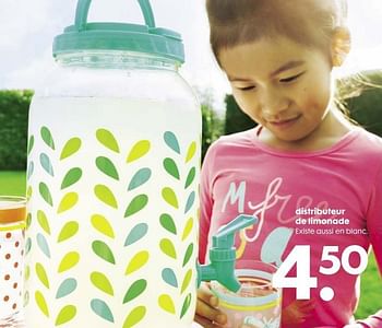Promotions Distributeur de limonade - Produit maison - Hema - Valide de 23/04/2014 à 20/05/2014 chez Hema