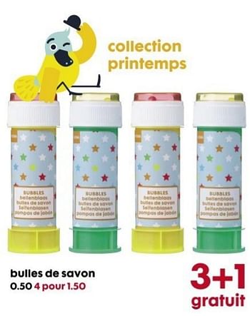 Promotions Bulles de savon - Produit maison - Hema - Valide de 23/04/2014 à 20/05/2014 chez Hema