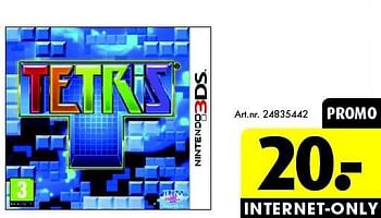 Promoties Nintendo 3ds tetris - Nintendo - Geldig van 26/04/2014 tot 11/05/2014 bij Bart Smit