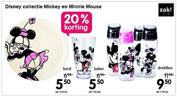 Promoties Disney collectie mickey en minnie mouse - Disney - Geldig van 28/04/2014 tot 25/05/2014 bij Freetime