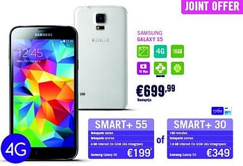 Promoties Samsung galaxy s5 - Samsung - Geldig van 01/05/2014 tot 31/05/2014 bij The Phone House