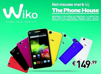 Promoties Rainbow flying colors - Wiko - Geldig van 01/05/2014 tot 31/05/2014 bij The Phone House