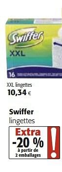 Swiffer Swiffer xxl lingettes sèches - En promotion chez Colruyt