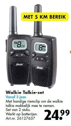 Promoties Walkie talkie-set - Huismerk - Bart Smit - Geldig van 07/05/2014 tot 22/06/2014 bij Bart Smit
