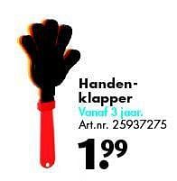 Promoties Handenklapper - Huismerk - Bart Smit - Geldig van 24/05/2014 tot 08/06/2014 bij Bart Smit