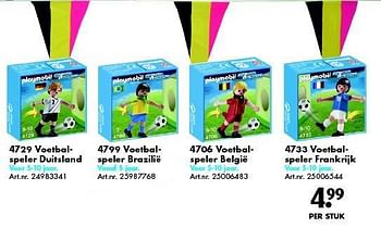 Promoties Voetbalspeler duitsland - Playmobil - Geldig van 24/05/2014 tot 08/06/2014 bij Bart Smit