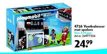Promoties Voetbalmuur met spelers - Playmobil - Geldig van 24/05/2014 tot 08/06/2014 bij Bart Smit