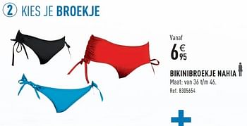 Promoties Bikini broek je nahia - Tribord - Geldig van 24/05/2014 tot 21/06/2014 bij Decathlon