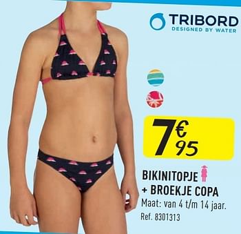 Promoties Bikinitopje + broekje copa - Tribord - Geldig van 24/05/2014 tot 21/06/2014 bij Decathlon