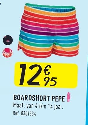 Promoties Boardshort pepe - Tribord - Geldig van 24/05/2014 tot 21/06/2014 bij Decathlon