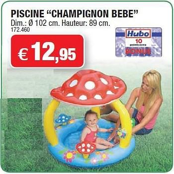 Marque Inconnue Piscine Champignon Bebe En Promotion Chez Hubo