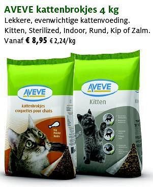 Promoties Aveve kattenbrokjes - Huismerk - Aveve - Geldig van 27/05/2014 tot 08/06/2014 bij Aveve