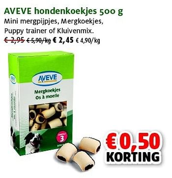 Promoties Aveve hondenkoekjes - Huismerk - Aveve - Geldig van 27/05/2014 tot 08/06/2014 bij Aveve