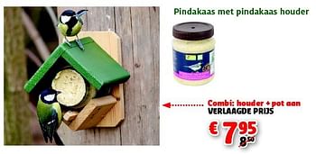 Promoties Pindakaas met pindakaas houder - Huismerk - Aveve - Geldig van 27/05/2014 tot 08/06/2014 bij Aveve