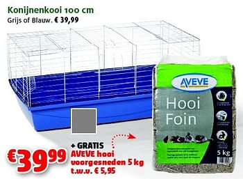 Promoties Konijnenkooi - Huismerk - Aveve - Geldig van 27/05/2014 tot 08/06/2014 bij Aveve