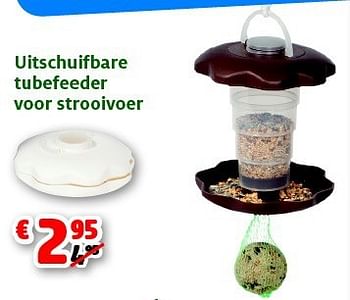 Promoties Uitschuifbare tubefeeder voor strooivoer - Huismerk - Aveve - Geldig van 27/05/2014 tot 08/06/2014 bij Aveve