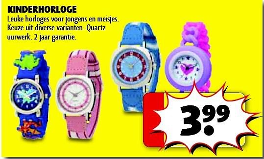 Kruidvat kinderhorloge 2025