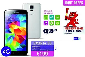 Promoties Samsung galaxy s5 - Samsung - Geldig van 01/06/2014 tot 30/06/2014 bij The Phone House