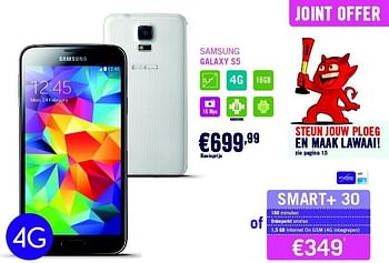 Promoties Samsung galaxy s5 - Samsung - Geldig van 01/06/2014 tot 30/06/2014 bij The Phone House