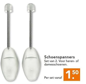 Incarijk idee veiligheid Huismerk - Blokker Schoenspanners - Promotie bij Blokker