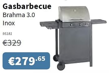 Promoties Gasbarbecue brahma 3.0 inox - Barbecook - Geldig van 05/06/2014 tot 18/06/2014 bij Cevo Market