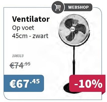 Promoties Ventilator op voet - Huismerk - Cevo - Geldig van 05/06/2014 tot 18/06/2014 bij Cevo Market