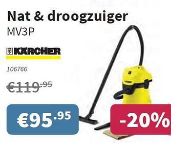 Promoties Karcher nat + droogzuiger mv3p - Kärcher - Geldig van 19/06/2014 tot 02/07/2014 bij Cevo Market