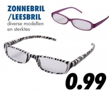Promoties Zonnebril -leesbril - Huismerk - Action - Geldig van 25/06/2014 tot 21/09/2014 bij Action