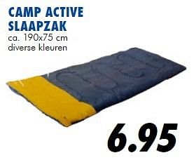 Promoties Camp active slaapzak - Camp Active - Geldig van 10/07/2014 tot 03/08/2014 bij Action