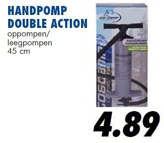 Promoties Handpomp double action - Huismerk - Action - Geldig van 10/07/2014 tot 03/08/2014 bij Action