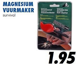 Promoties Magnesium vuurmaker - Huismerk - Action - Geldig van 10/07/2014 tot 03/08/2014 bij Action