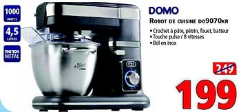 Promotions Domo robot de cuisine do9070kr - Domo - Valide de 24/07/2014 à 06/08/2014 chez Kitchenmarket