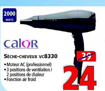 Promotions Calor sèche-cheveux vc8330 - Calor - Valide de 24/07/2014 à 06/08/2014 chez Kitchenmarket
