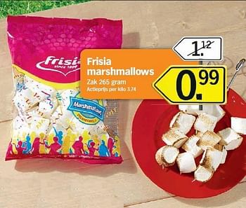 Promoties Frisia marshmallows - Frisia - Geldig van 28/07/2014 tot 03/08/2014 bij Albert Heijn