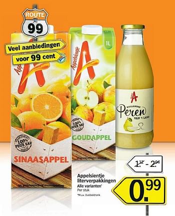 Promotions Appelsientje literverpakkingen - Appelsientje - Valide de 28/07/2014 à 03/08/2014 chez Albert Heijn