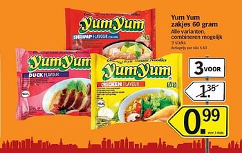 Promoties Yum yum zakjes - Yum Yum - Geldig van 28/07/2014 tot 03/08/2014 bij Albert Heijn