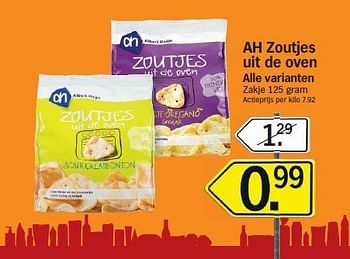 Promotions Ah zoutjes uit de oven - Produit Maison - Albert Heijn - Valide de 28/07/2014 à 03/08/2014 chez Albert Heijn