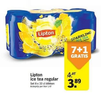 Promotions Lipton ice tea regular - Lipton - Valide de 28/07/2014 à 03/08/2014 chez Albert Heijn
