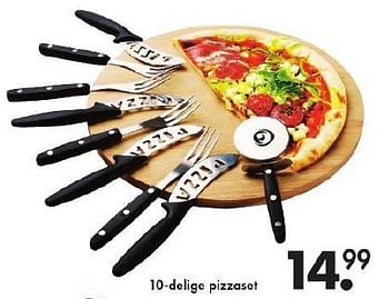 Promoties 10-delige pizzaset - Huismerk - Casa - Geldig van 28/07/2014 tot 24/08/2014 bij Casa